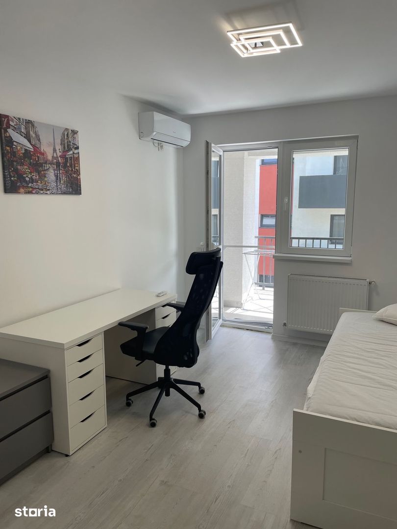 3 camere, 3 AC, 2 băi și terasă, centrala proprie, parcare inclusa, Pallady - Poză 12