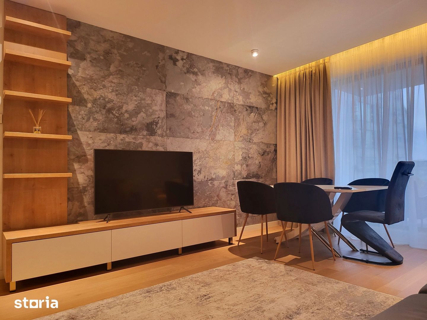 Apartament 2 camere cu parcare | One Herăstrău Plaza | Vedere liberă - Poză 1