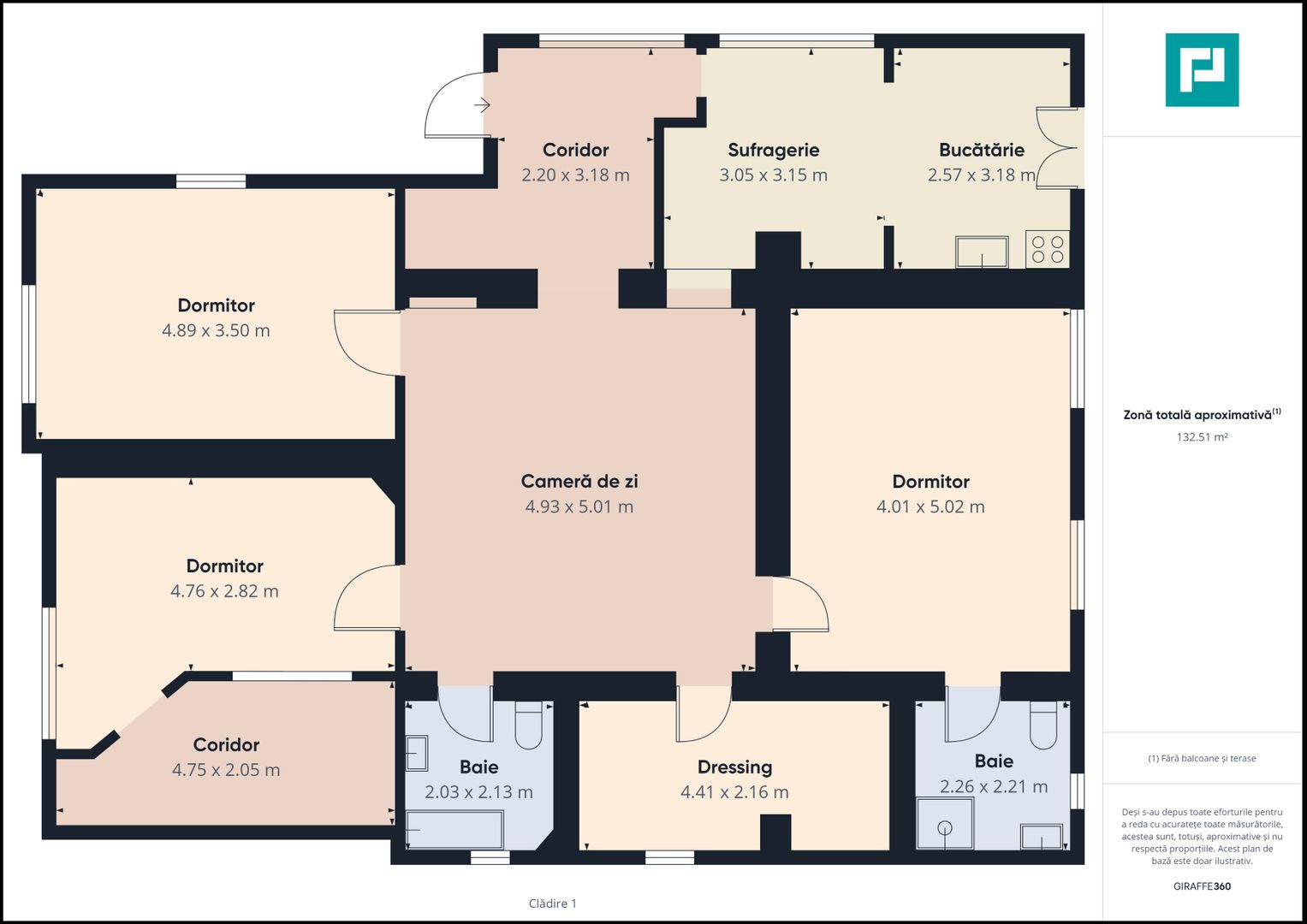 Casă individuală pe un nivel cu 5 camere, Lipova - Poză 16