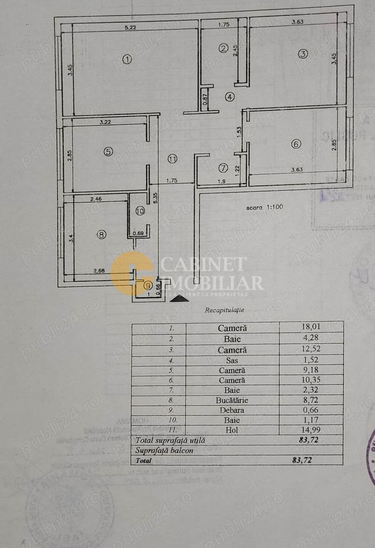Apartament 4 camere, parter, 84mp Nicolina - Egalitatii - Poză 11