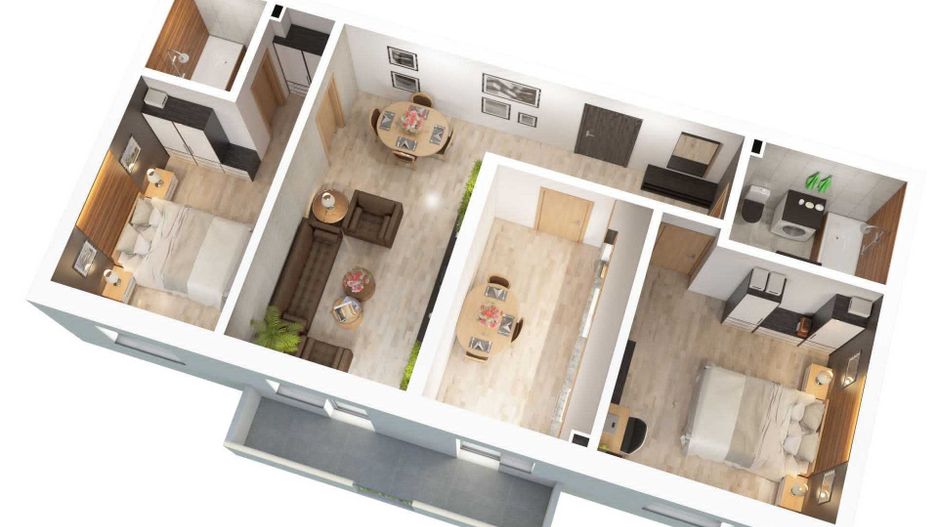 Apartament 3 camere Dedeman, Doamna Stanca, Sibiu - Schiță 12
