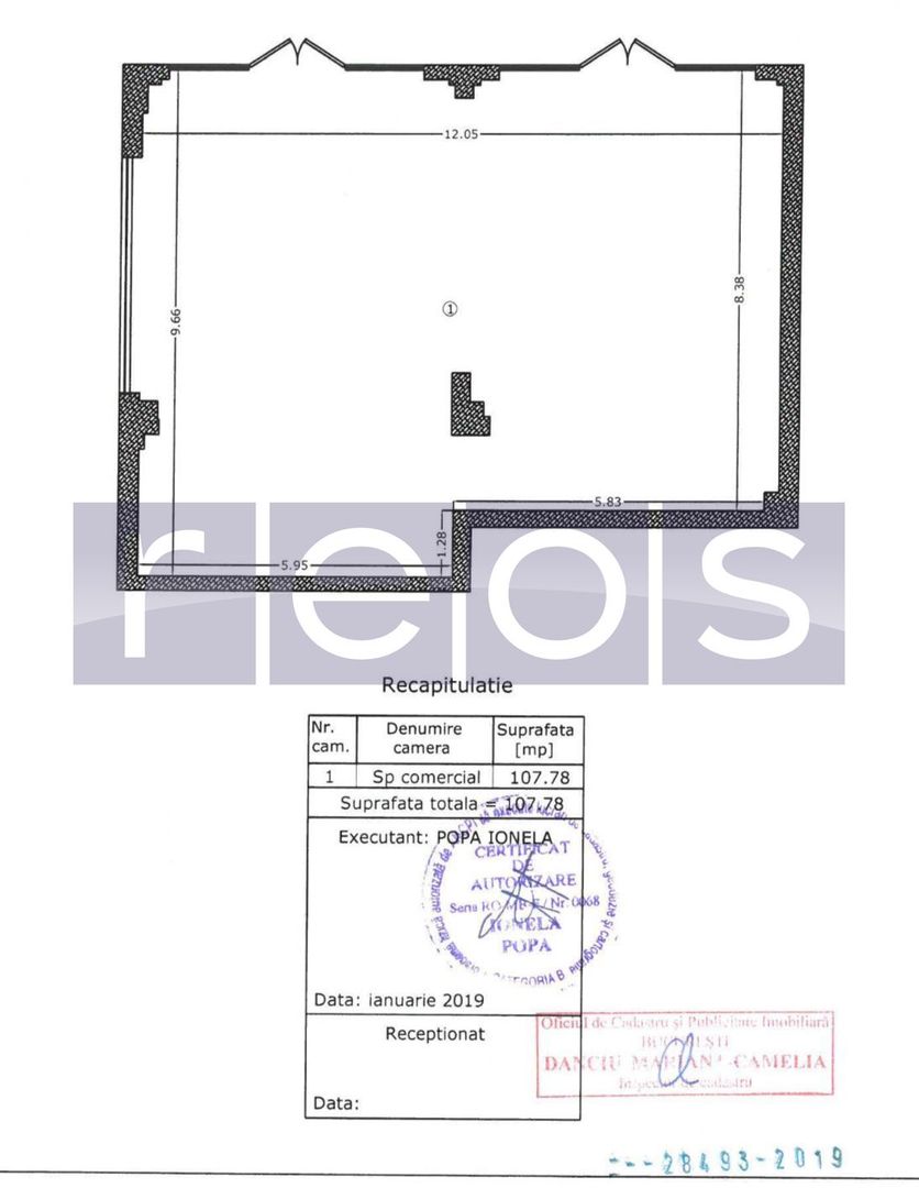INCHIRIERE SPATIU COMERCIAL | PARTER | 107 MP | TERASA | PARCARE | - Poză 11
