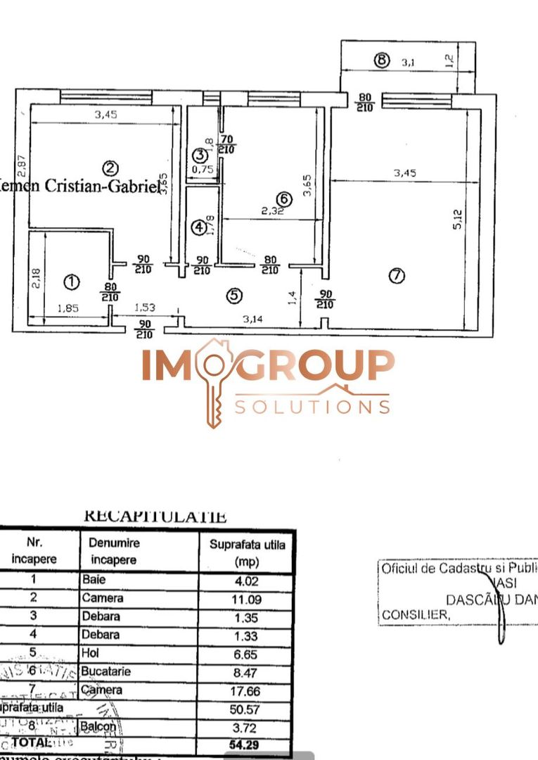 Apartament 2 camere decomandat - etajul 1 - Dacia - Poză 4