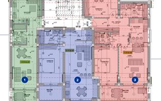 Apartament 2 camere, Intabulat la cheie, 52 mp, Zona Industriala VEST, Sibiu - Schiță 5