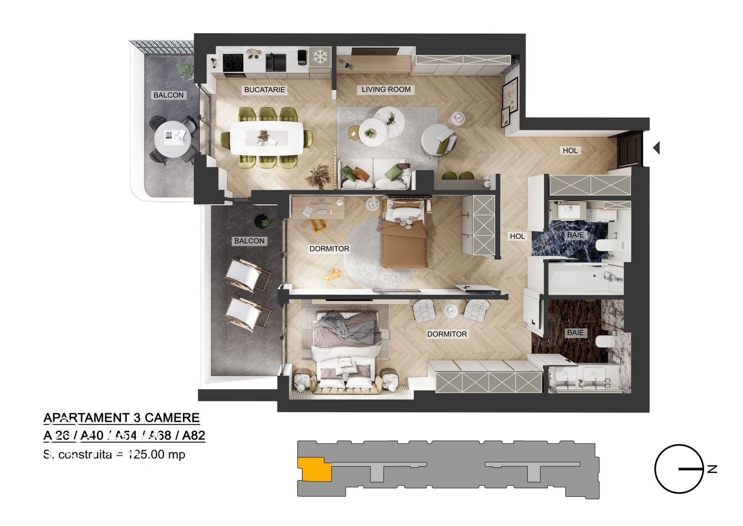 Apartamente 3 camere, Pipera, comision 0 % - Poză 21