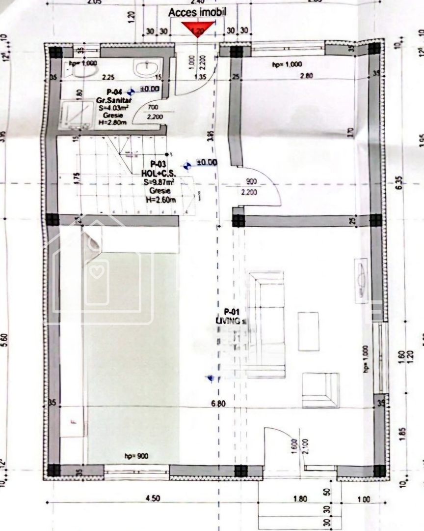Casa Individuala Moderna cu 265 mp de curte, Sura Mica - Schiță 13