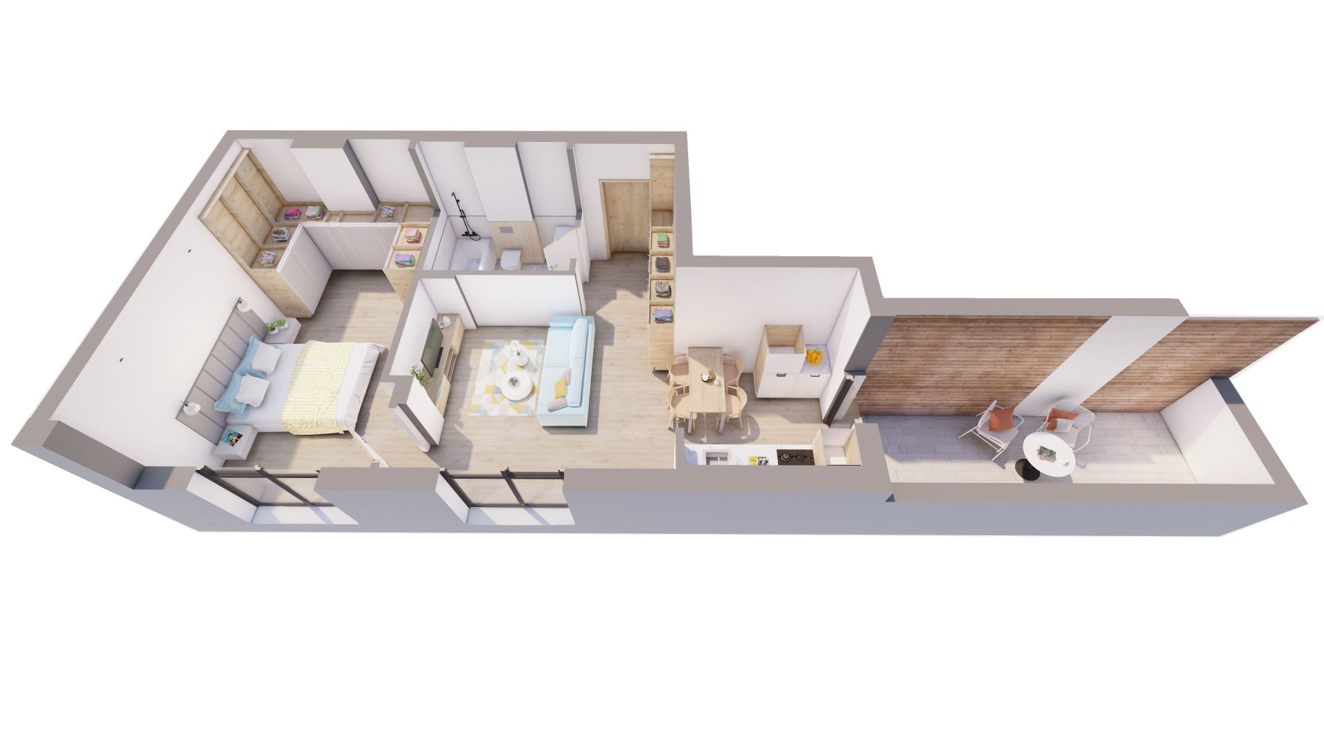 Apartament NOU 2 camere - penthouse - comision 0% - Poză 3