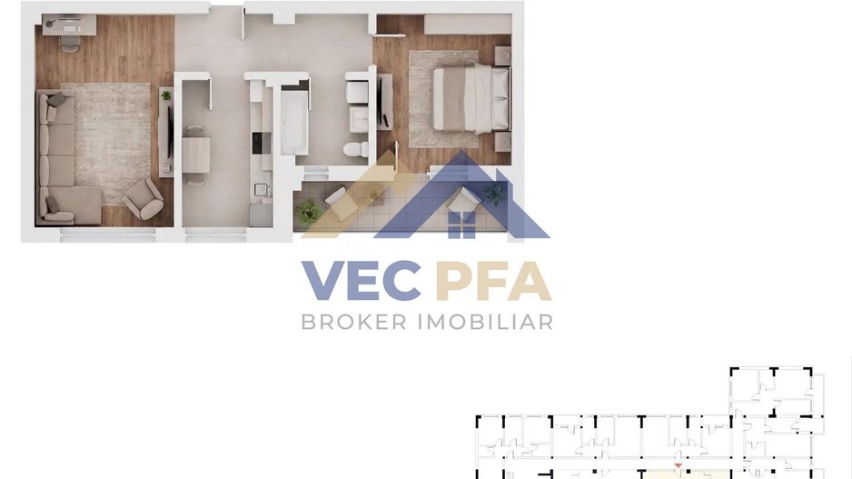 DISCOUNT 3-5% Apartamente 2 Camere Decomandate | Comision 0% - Poză 13