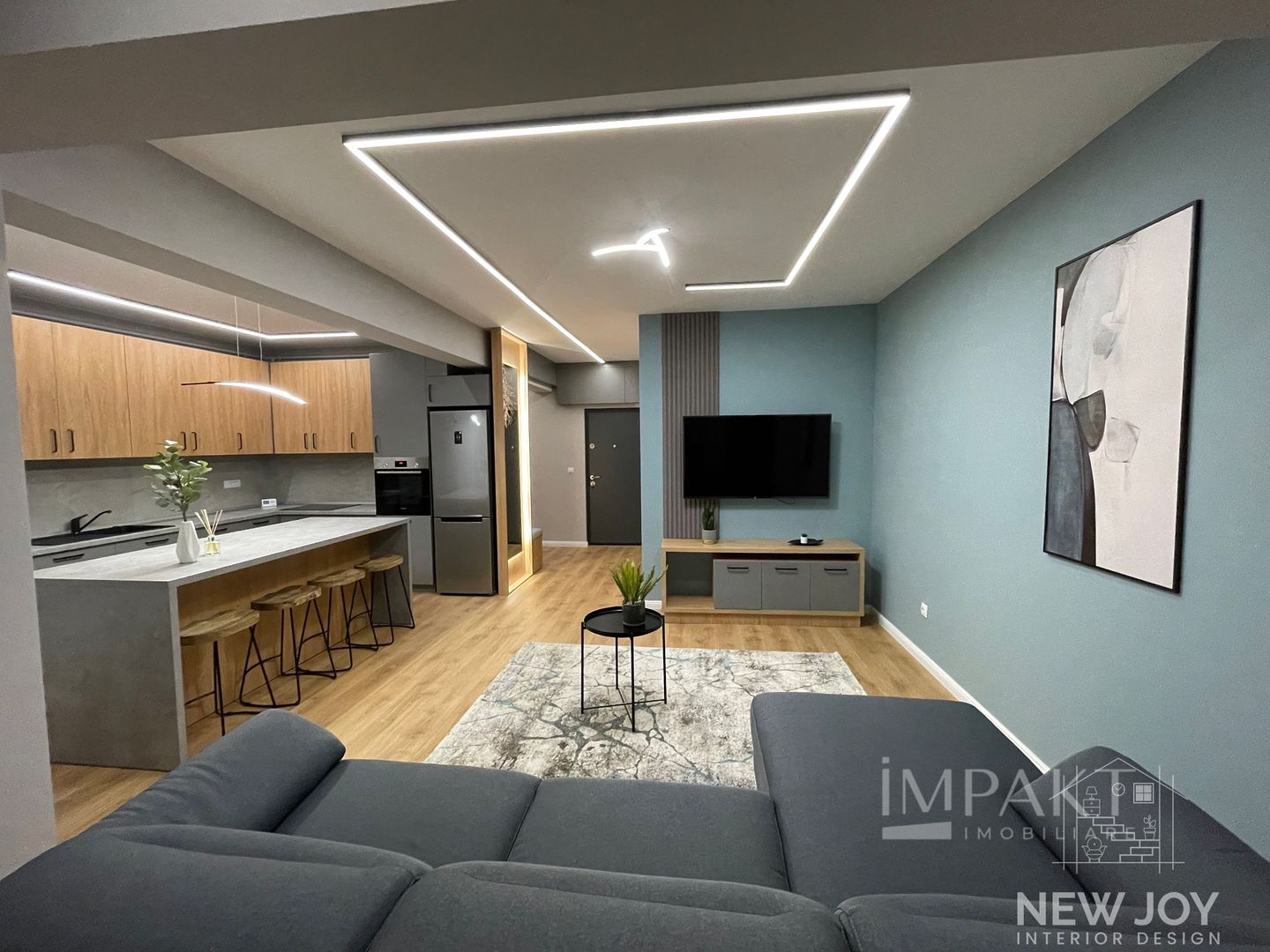 Apartament modern cu 2 camere, etaj intermediar si loc de parcare! - Poză 1