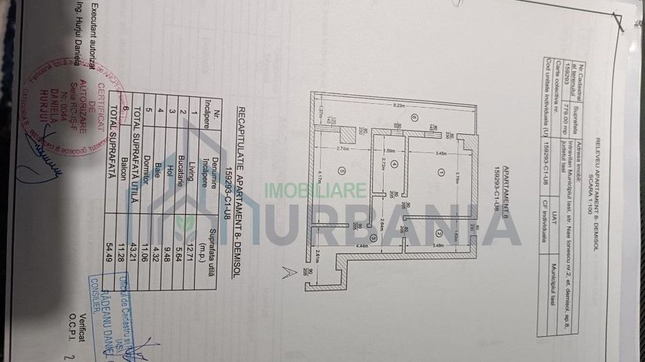 Apartament 2 camere, Bucium, Iasi – langa Lidl si terenul de tenis - Poză 3