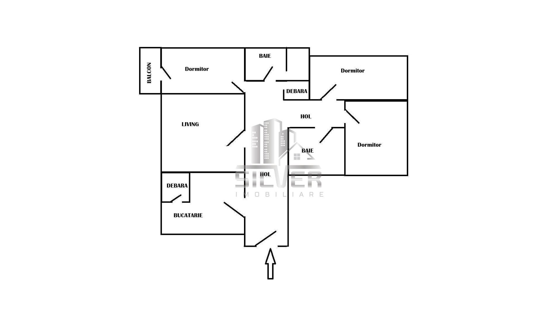 Apartament 4 camere dec./81.6 mp/cartier Manastur. - Poză 11