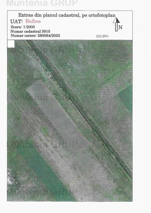 BUFTEA - Sos. Tamasi, Tarla 38, Parcela 351, teren 5.328 mp. - Poză 3