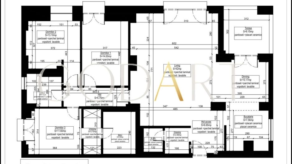 Herăstrău Exclusiv | 4 camere | 145 mp | Finisaje premium - Schiță 31