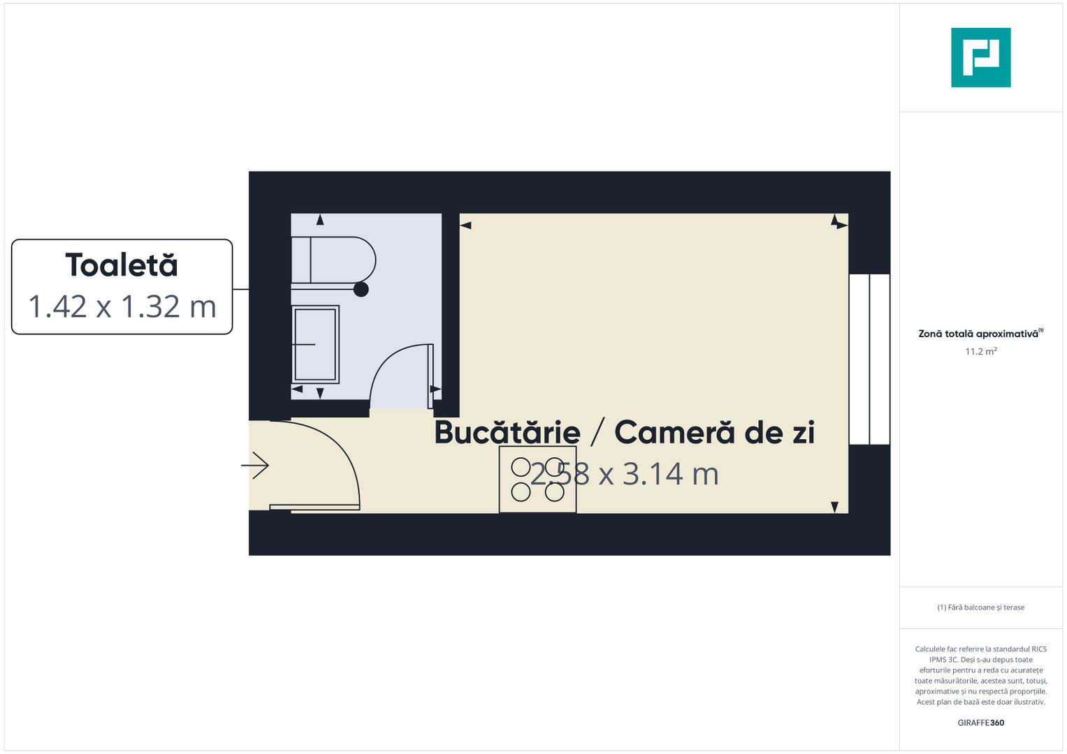 Garsonieră – Zona Dâmbovița - Poză 6