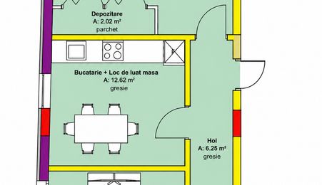 Apartament  2 camere 57mp zona Oasului