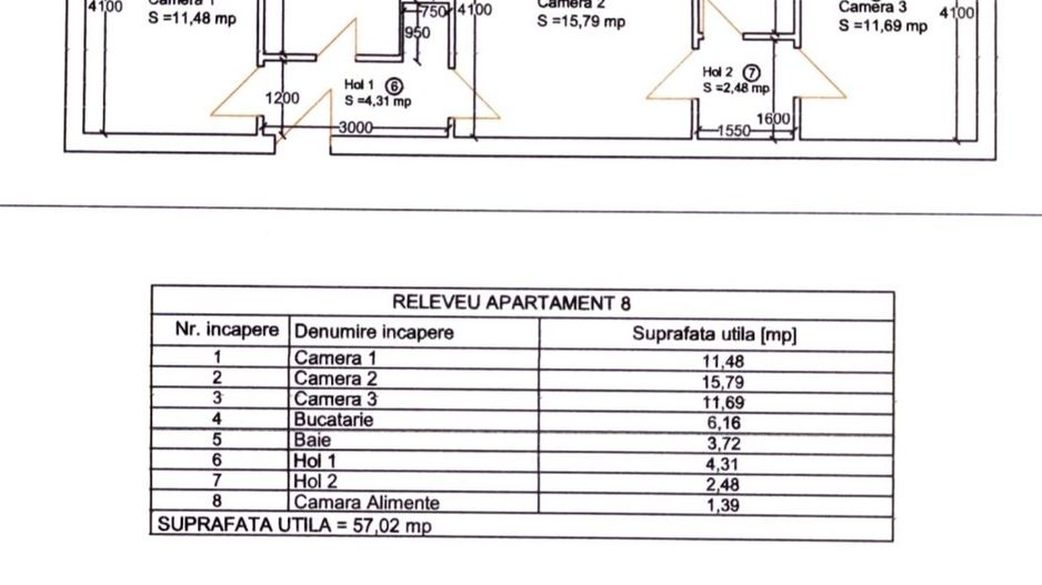 Apartament cu 3 camere - Centru - Poză 17