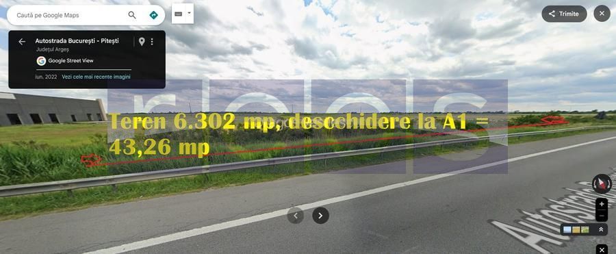 VANZARE TEREN EXCPETIONAL | AUTOSTRADA A1 |  BUCURESTI -PITESTI - Poză 2