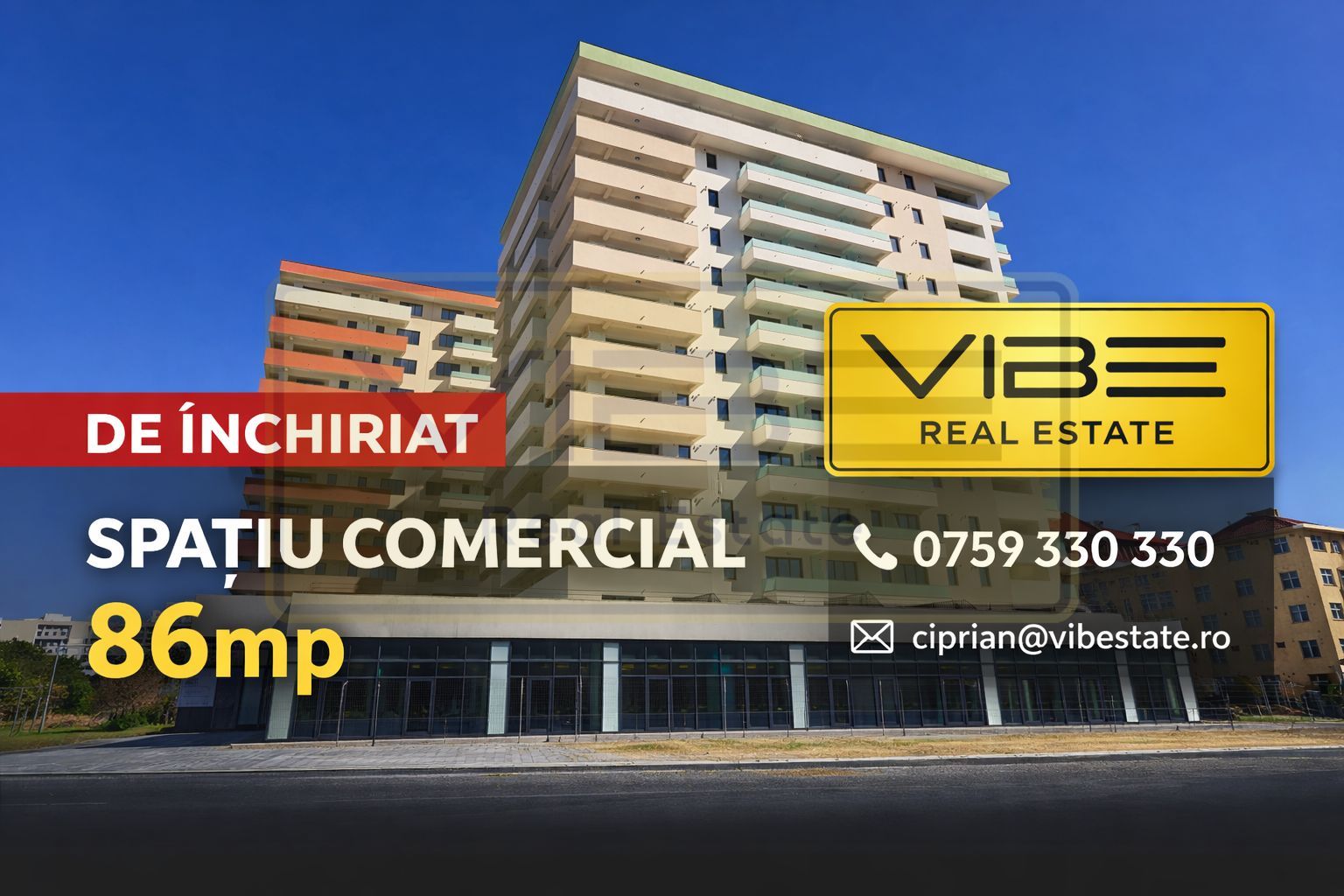 Spatiu comercial / Office NOU Podu Ros - Piata Nicolina - Poză 1