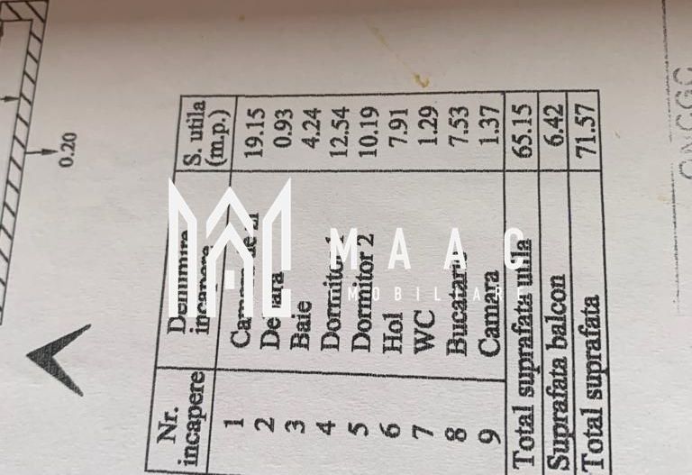 Apartament | 3 camere | Calea lui Traian | Etaj 3 - Poză 13