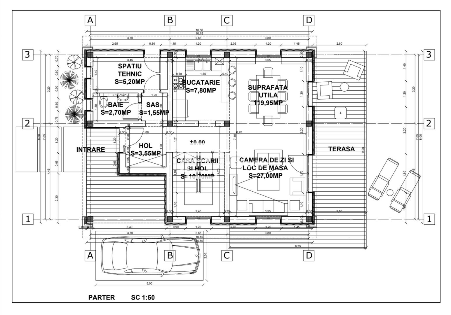 Casa individuala intabulata- teren 470mp, Talmaciu - Schiță 13