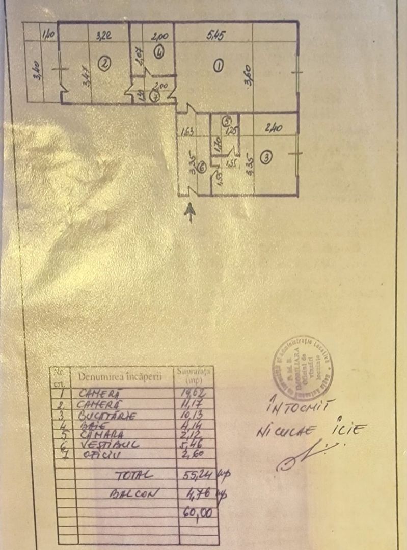 Apartament 2 camere Otopeni Central - Schiță 10