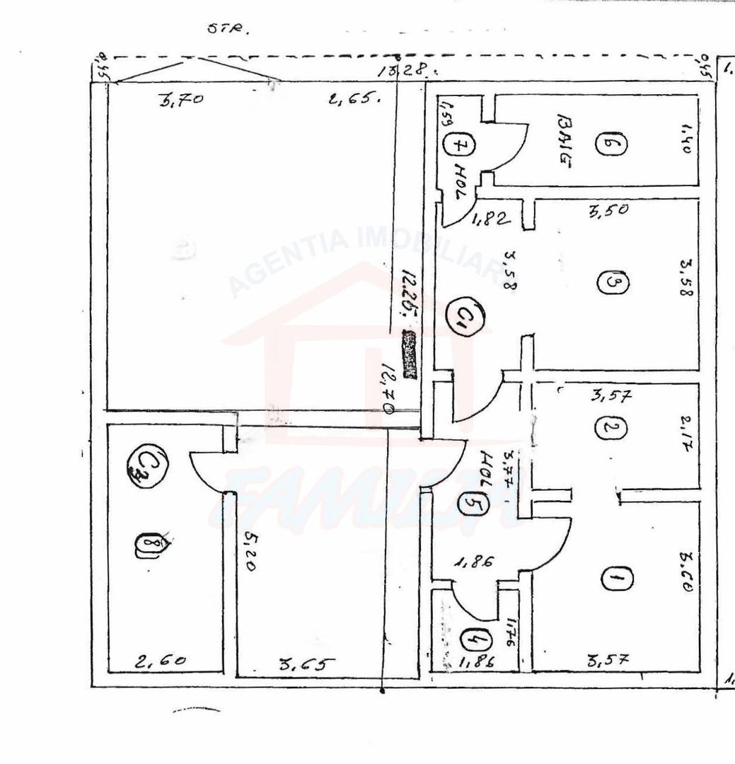 114.000 Euro- casa 3 dormitoare, 2 grupuri sanitare, zona Arcasilor - Poză 8