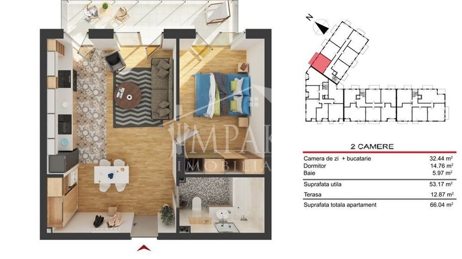 Apartament semidecomandat cu 2 camere in cartierul Marasti! - Poză 7