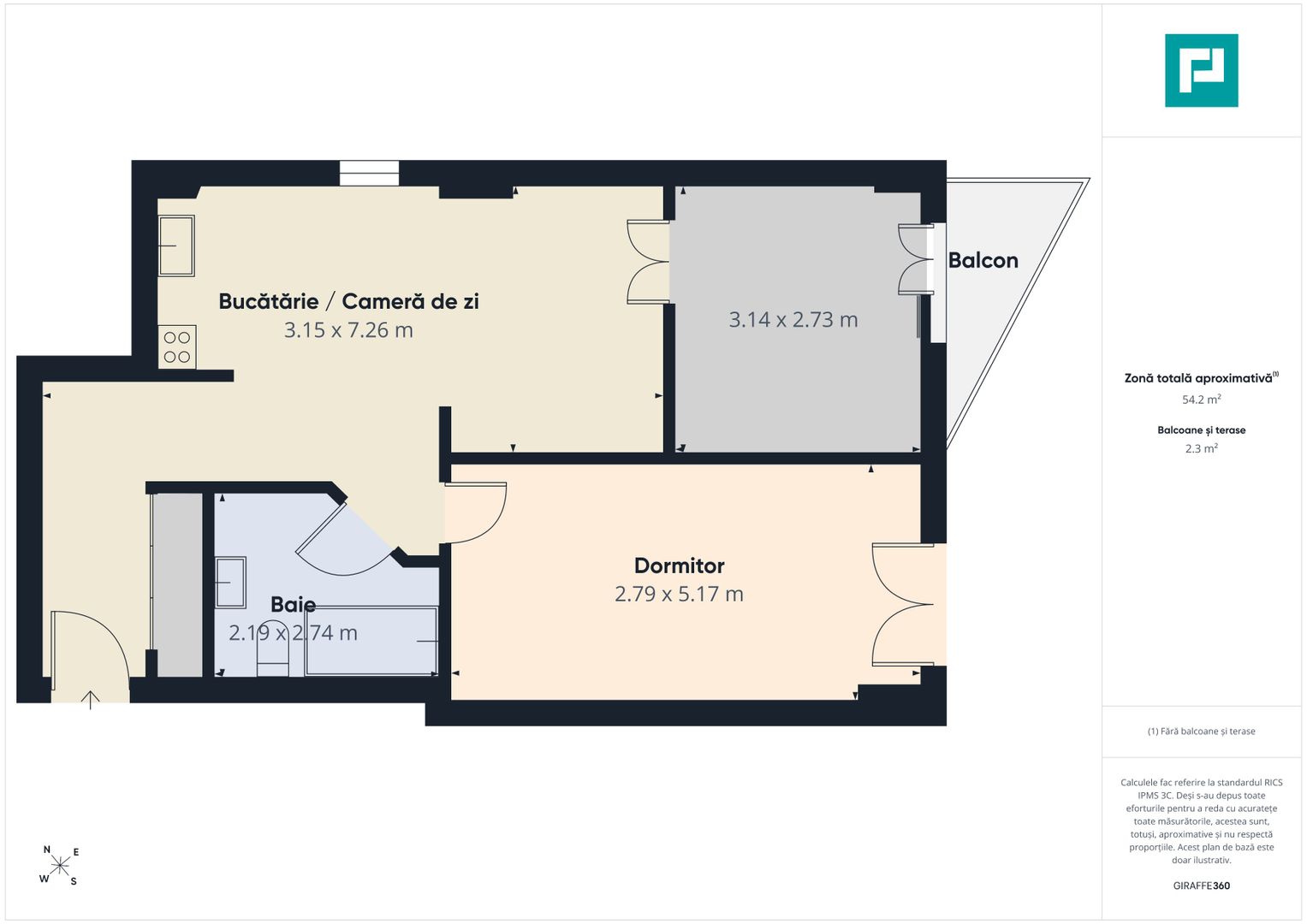 Apartament cochet cu 2 camere | A Residence Pipera - Poză 8