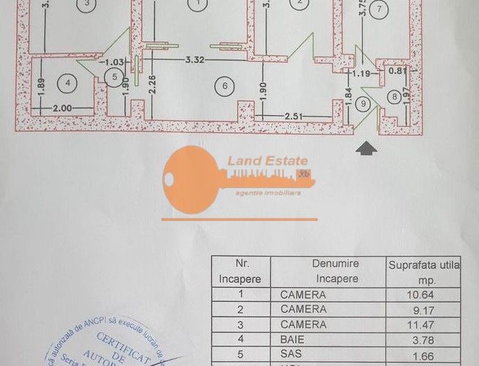 Apartament complet mobilat și utilat | Sebastian - Schiță 8