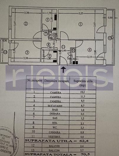 VANZARE 3 CAMERE DECOMANDAT DRISTOR - Poză 18