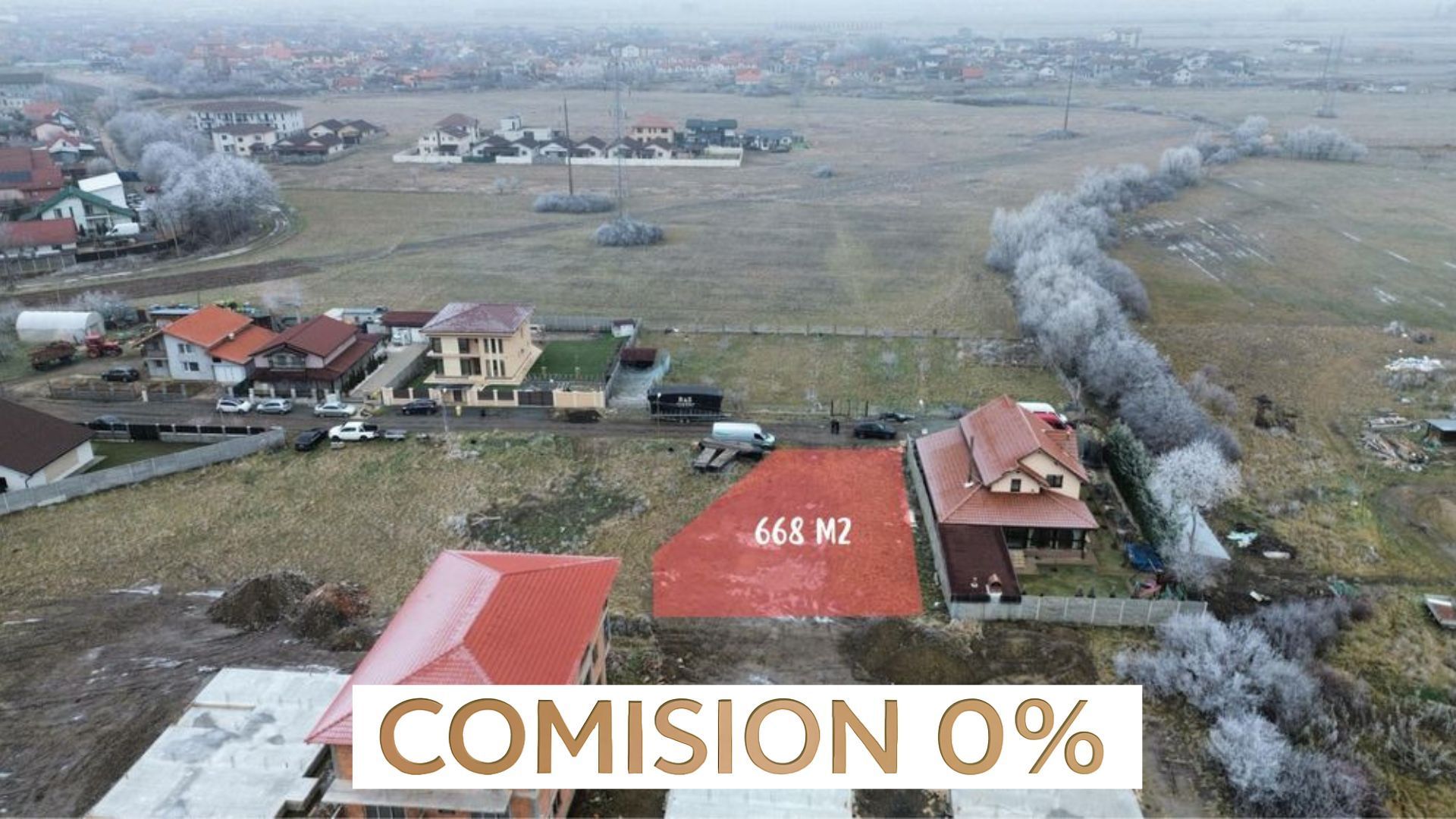 Comision 0% Teren intravilan 668 mp| Giroc | Autorizație construcție - Poză 1