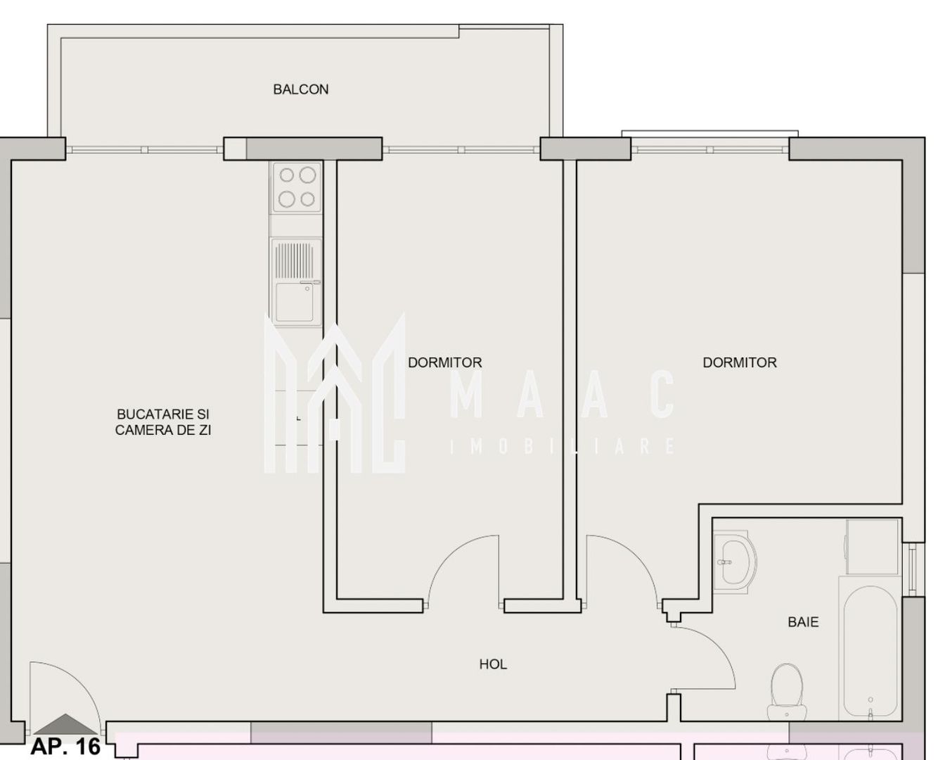 APARTAMENT 3 CAMERE | RATE DEZVOLTATOR DOAR CU BULETIN - Poză 2