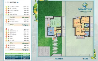 Vila ideala tip duplex cu 4 camere – OxyGo Park Vidra, - Poză 20