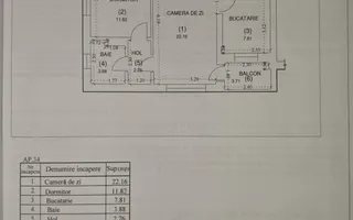 Inchiriere Militari 2 camere Deosebit  Comision 0 - Schiță 11