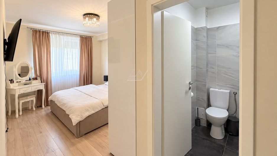 Mobilat si utilat complet. 2 bai. Asfalt. Disponibil imediat. - Poză 8