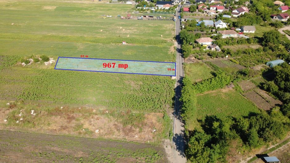 Teren intravilan 967 mp, zona MOARA GRECILOR; - Poză 1