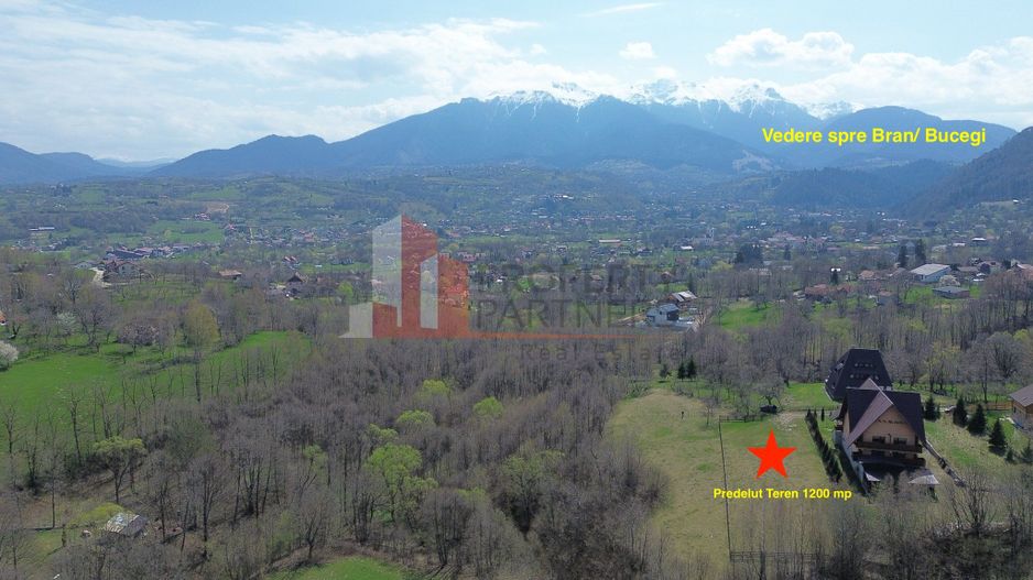 Teren Premium 1.200 mp | Bran - Predelut | Vedere spre Bucegi și Piatra Craiului - Poză 4