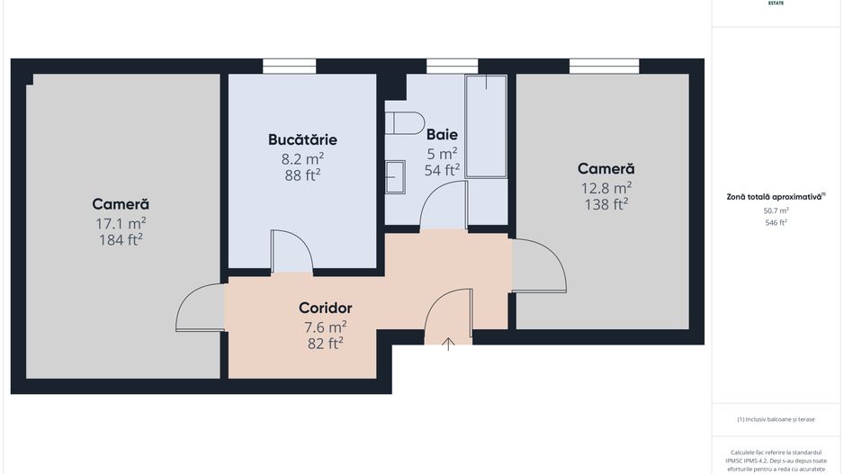 Rate la dezvoltator - Apartament nou cu 2 camere etaj 3 - Timișoara - Poză 19