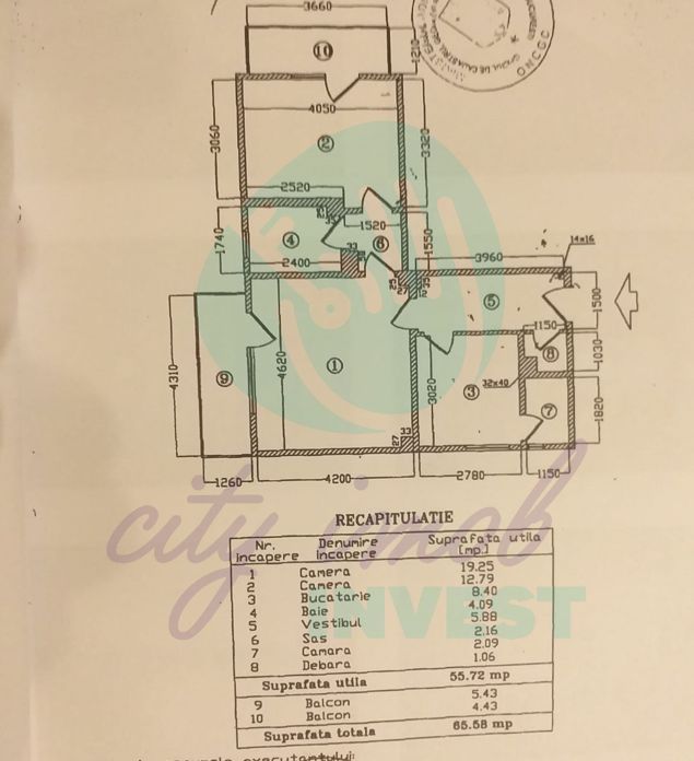 2 Camere-Decebal-Centrala Proprie - Poză 4