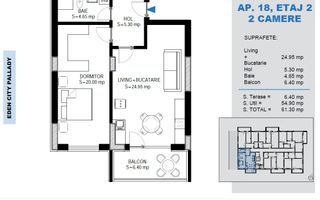 AP. 2 CAM. CU LIVING OPEN SPACE / LOCUINTA SAU INVESTITIE! - Poză 2