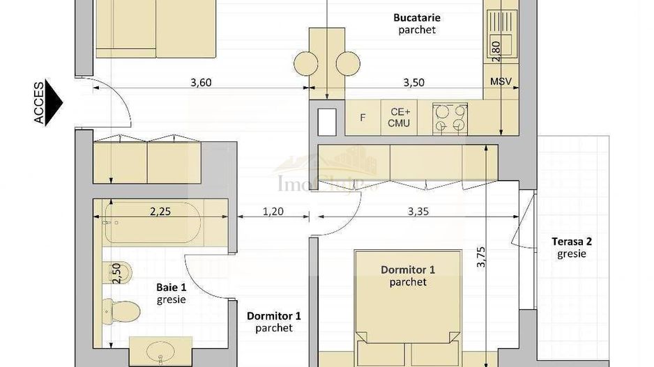 Apartament 3 camere | 90 mp | 2 terase | Ansamblu rezidențial premium - Poză 14