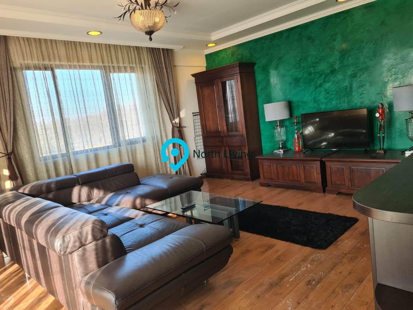 Chirie 3 Camere / Mobilat Nou Modern /  Piscina si Loc de Joaca - Poză 6