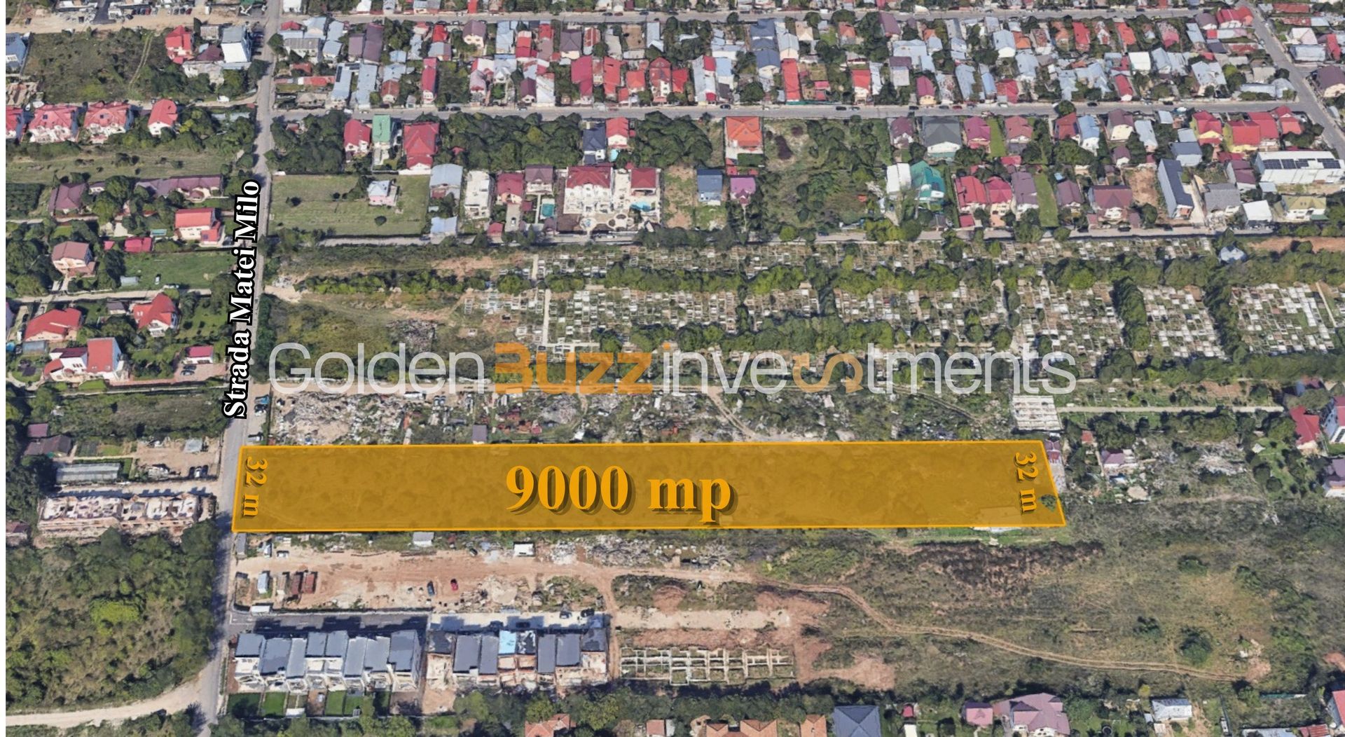 Teren 9.000 mp – Str. Matei Milo, Voluntari | Dezvoltare sau asociere - Poză 2