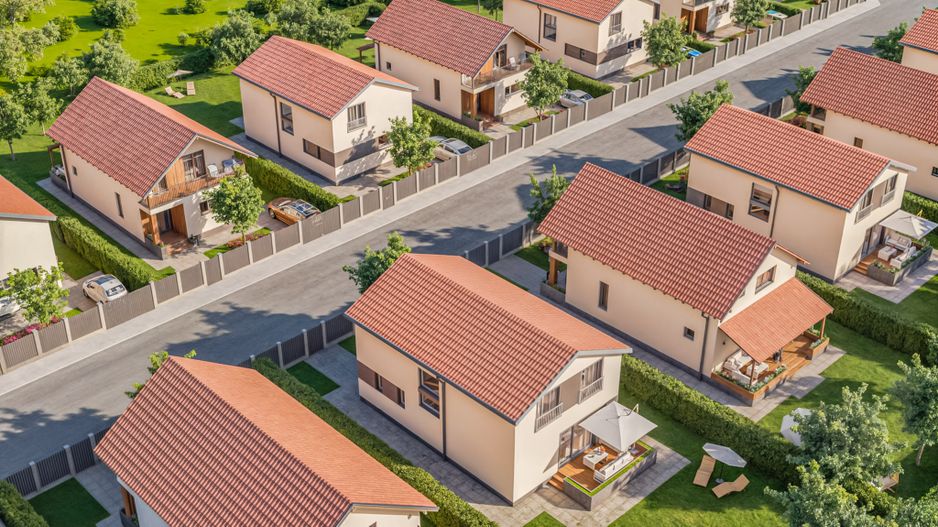 Case individuale în Sânpetru, cu teren 400 mp și toate utilitățile - Poză 7