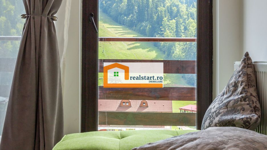 View munte,Studio Azuga, Ideal Investitie aparthotel, mobilat&utilat - Poză 18