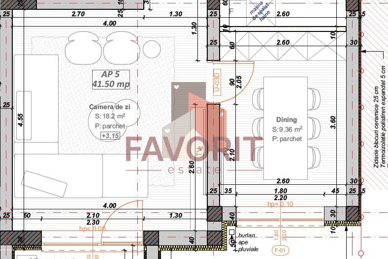 Compartimentare eficienta. Terasa generoasa. Disponibil imediat - Schiță 17