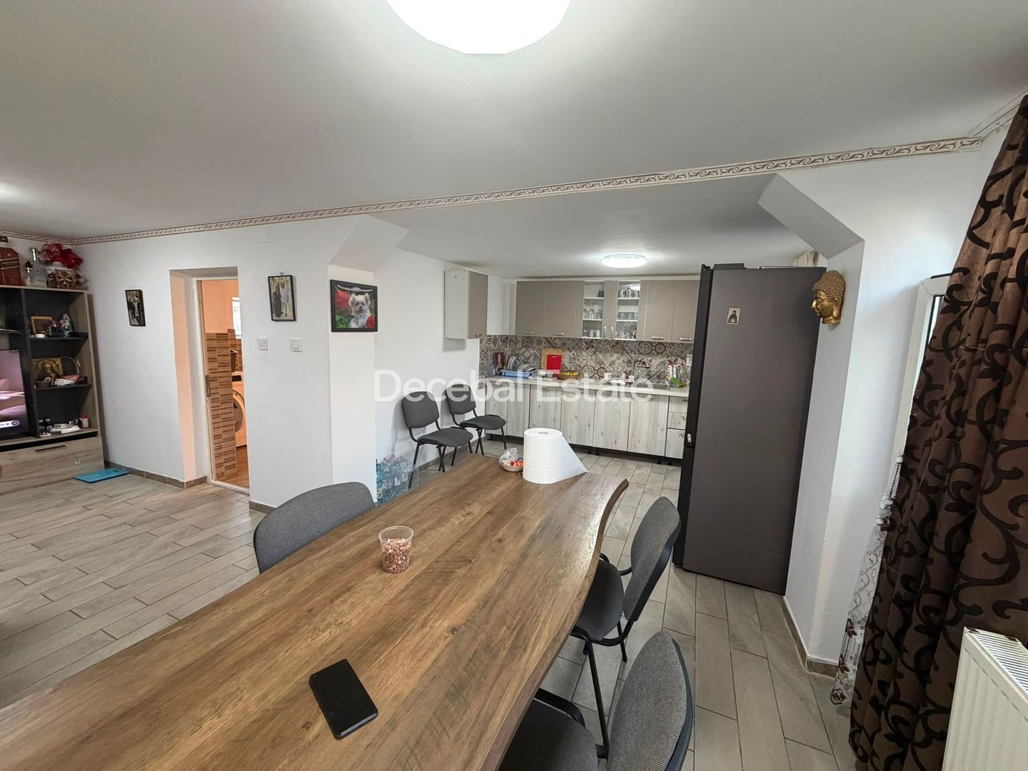 Casa berceni 105 mp utili mobilat , centru curte 425mp  gaze asfalt - Poză 4