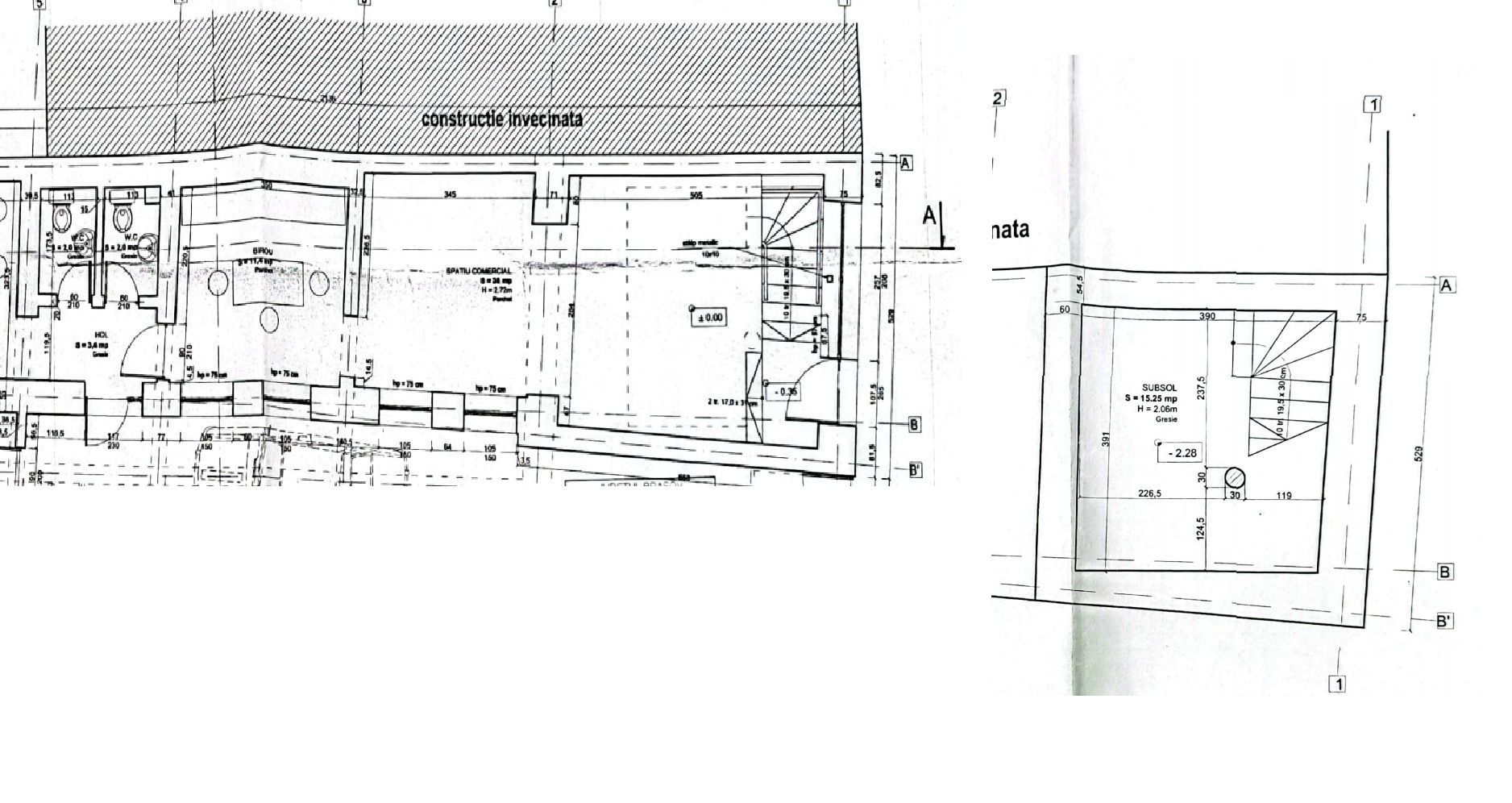 Spațiu comercial stradal de închiriat - Central - Iuliu Maniu - 72mp - Schiță 15