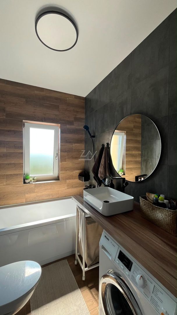 Apartament nou la asfalt.Mobilat si utilat complet. 2 locuri de parcare. - Poză 10