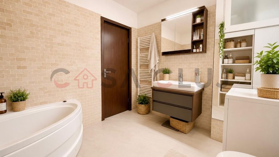 4 camere + dressing, la cheie, parcare, bloc nou, Între Lacuri - Poză 9
